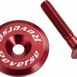 Reverse Balhoofdkap Met Aluminium Schroef - Rood