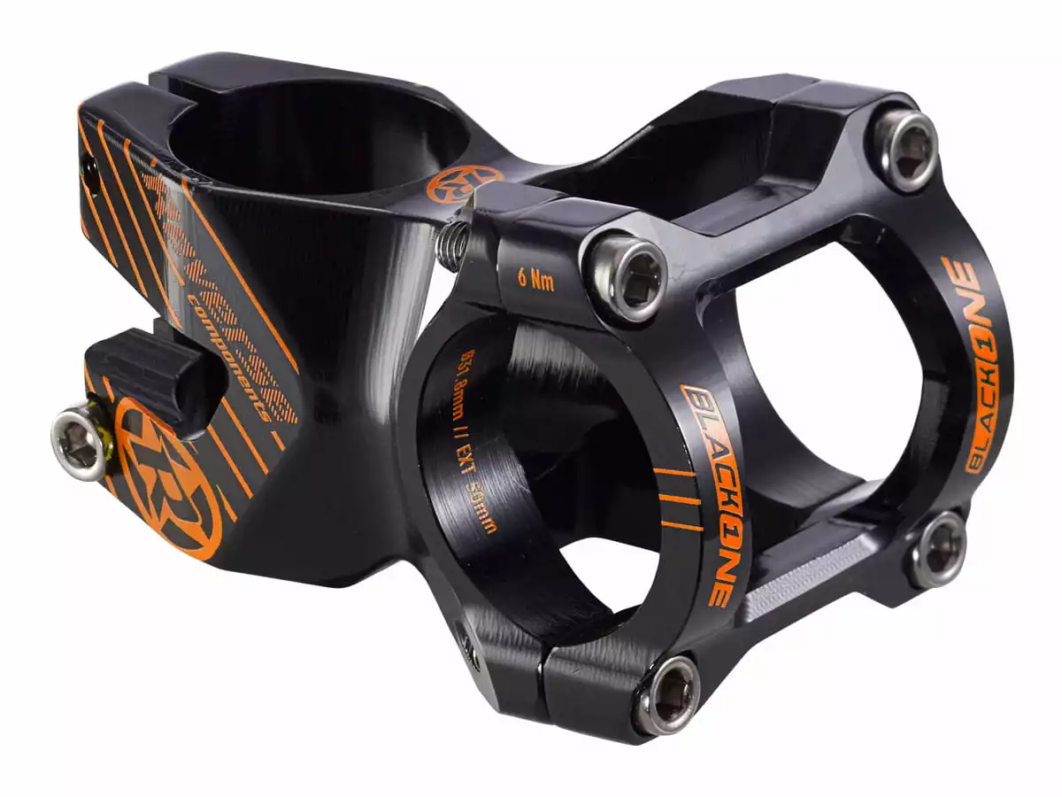 Reverse Black One Enduro Stuurpen 50 Mm - Zwart Fox Oranje