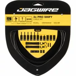 JAGWIRE Schakelkabelset 2x Pro Road & Mountain Shimano/SRAM - Zwart