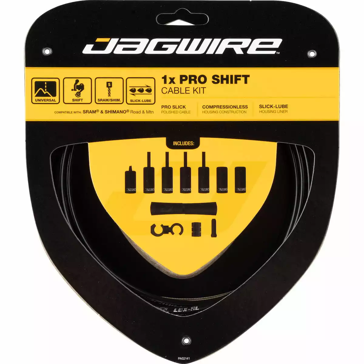 JAGWIRE 1X Pro Schakelkabelset - Zwart
