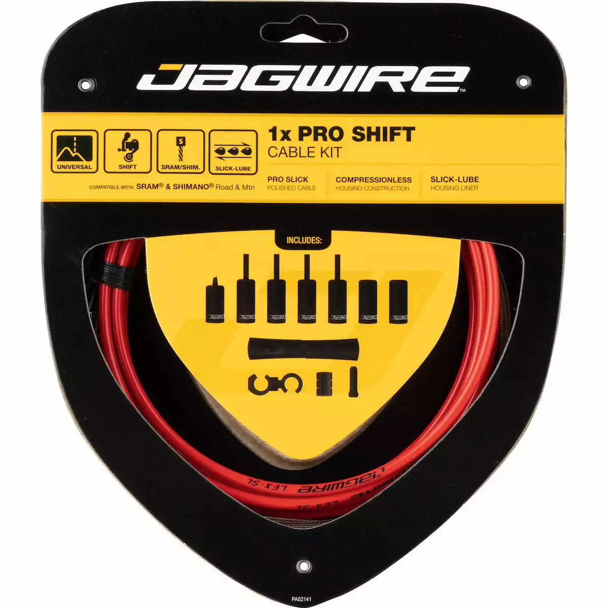 JAGWIRE 1X Pro Schakelkabelset - Rood