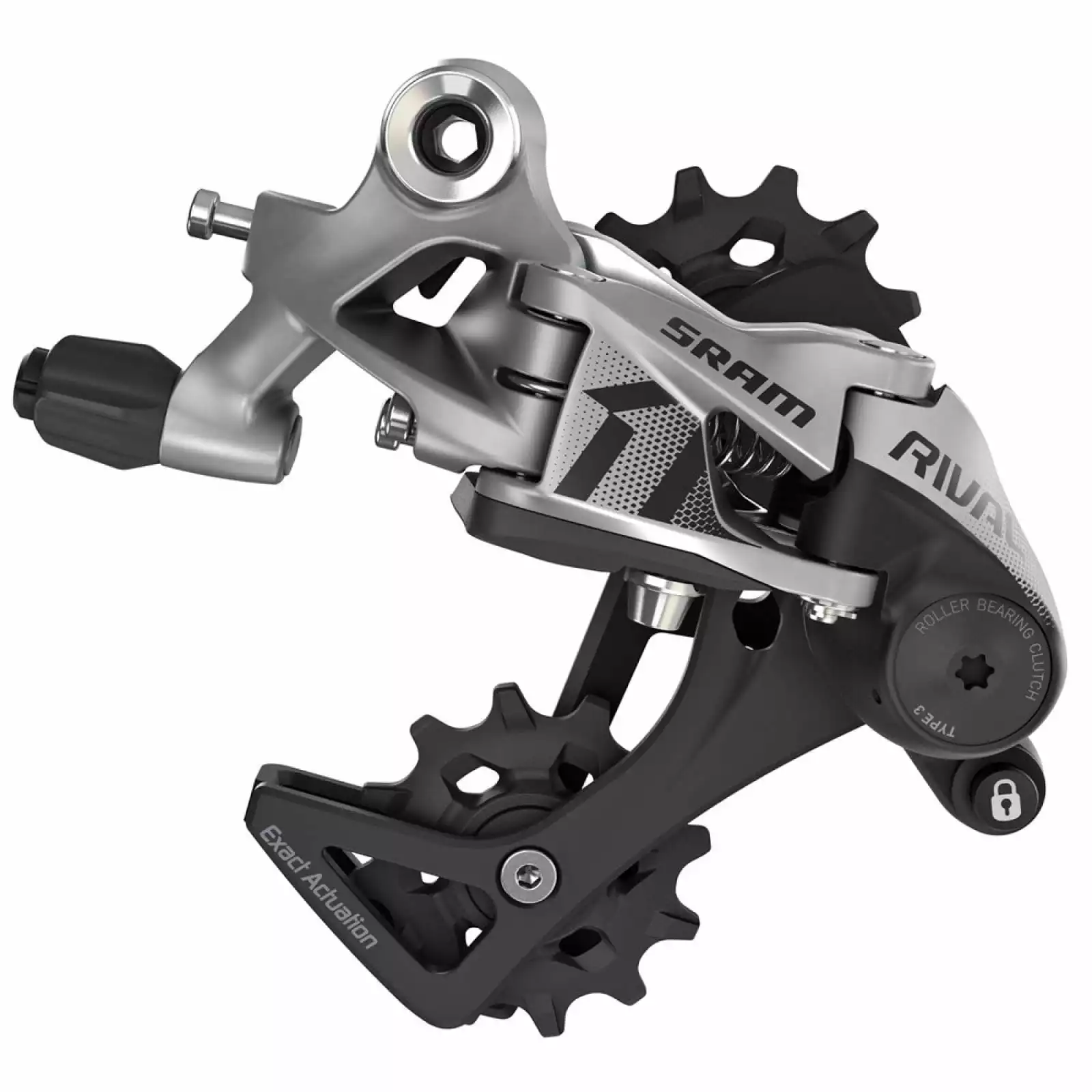SRAM Rival 1 Type 3.0 Achterderailleur - Middelhoge Kooi - 11 Versnellingen - 2018