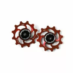 HOPE Jockey Wheels Schakelpoelies - 12Z - Rood