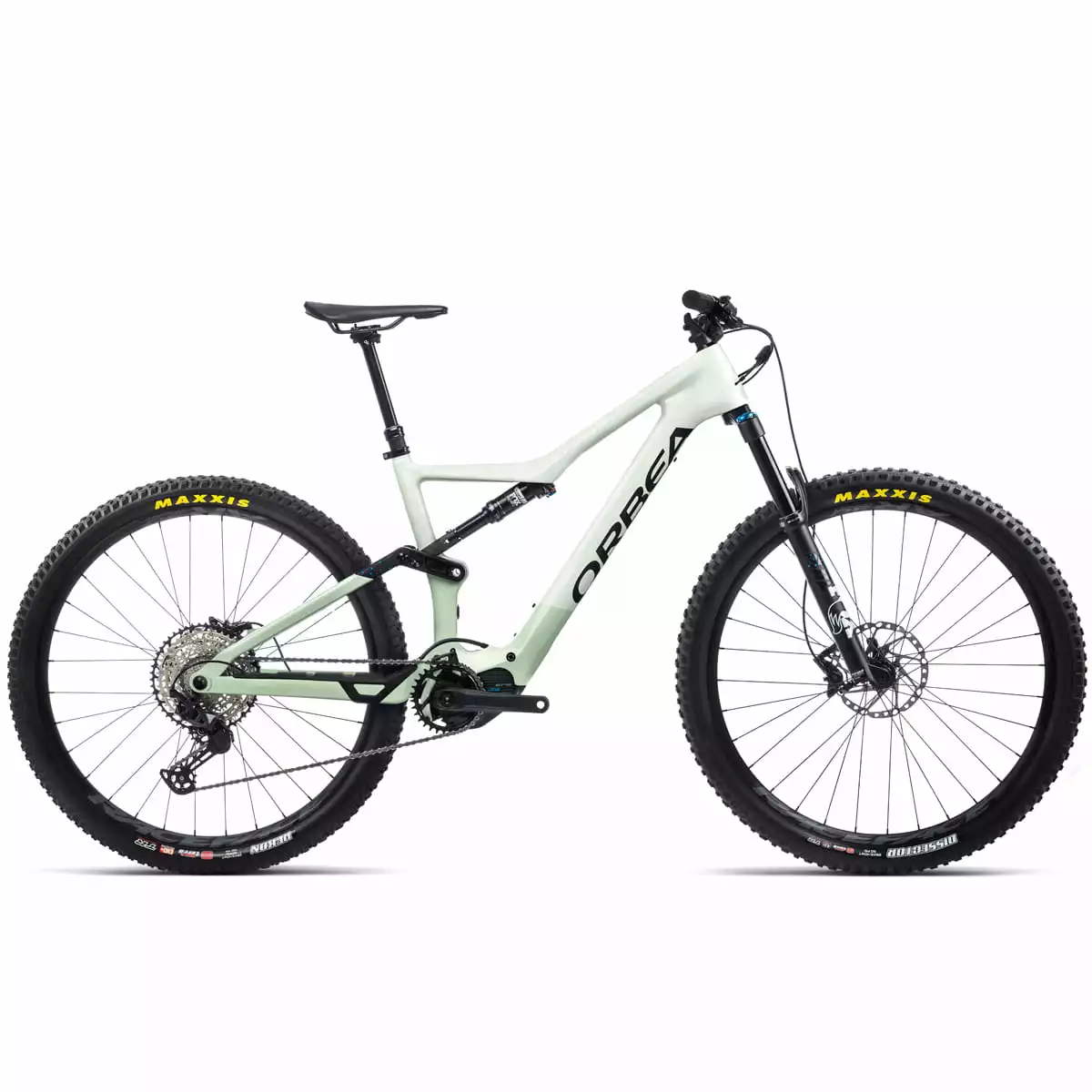 Orbea Rise M20 - 29 Inch Fully E-bike - Harswit/mistgroen