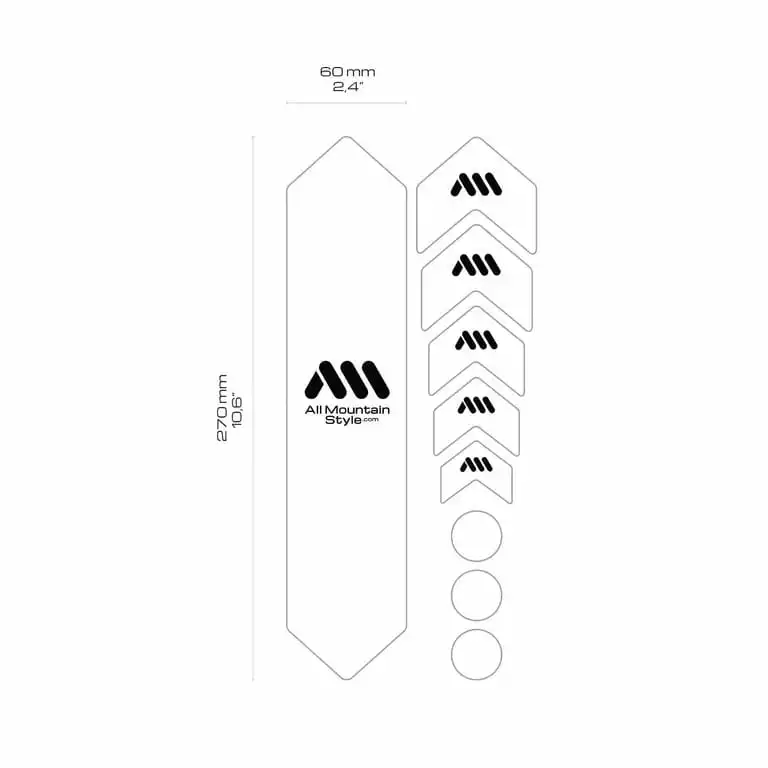 AMS - All Mountain Style Honeycomp Frame Beschermer - Zwart - Afbeelding 2