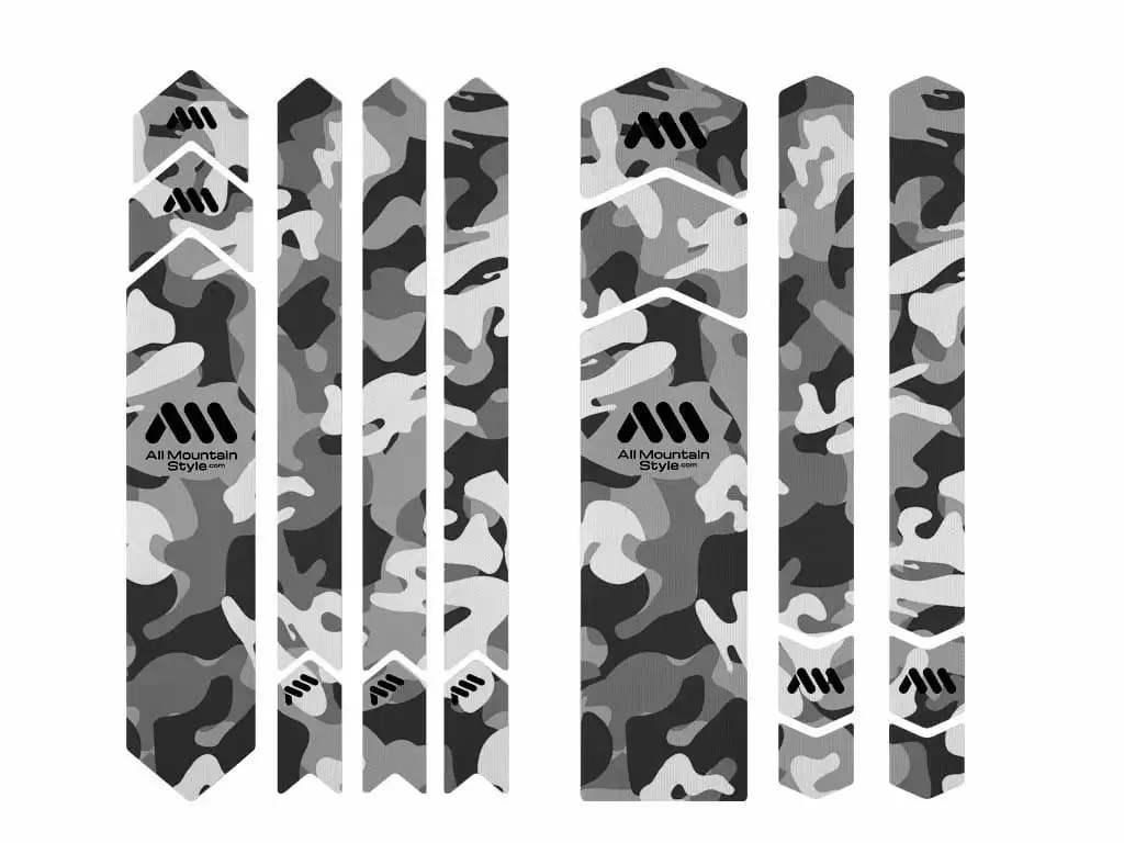 AMS - All Mountain Style Honingraat Raam Bescherming Sticker XXL - Transparant/Camo - Afbeelding 3