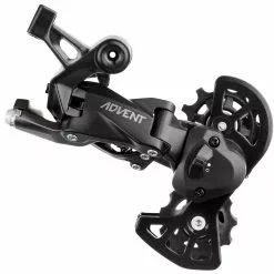 MICROSHIFT Advent Achterderailleur Korte Kooi 1x9/8 Speed - Zwart