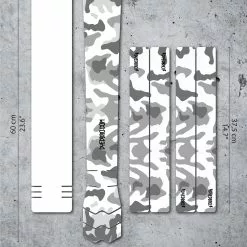 Dyedbro Frame Protectie Kit Camo - Zwart Glans