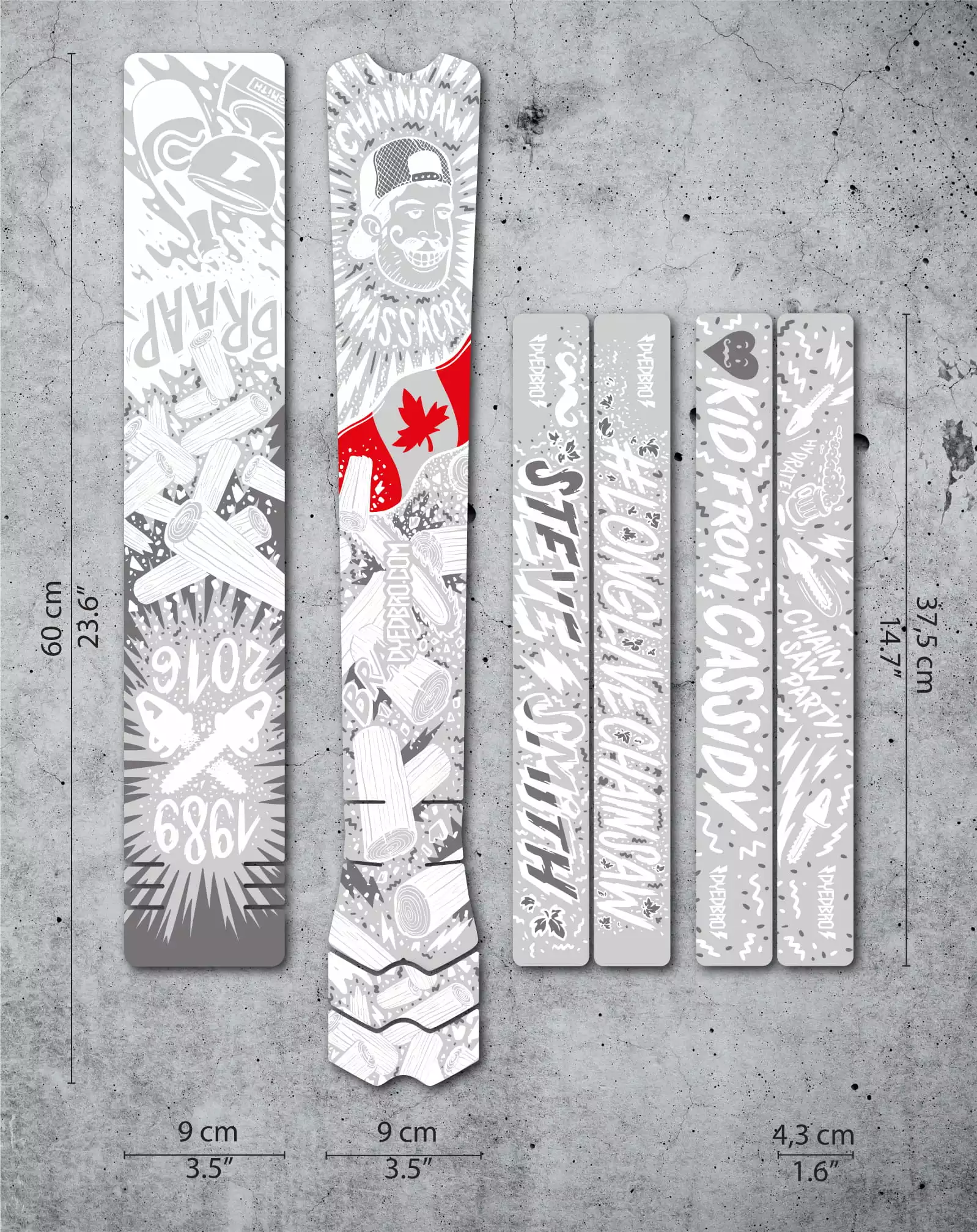 Dyedbro Kit Voor Framebescherming - Kettingzaag Wit Mat