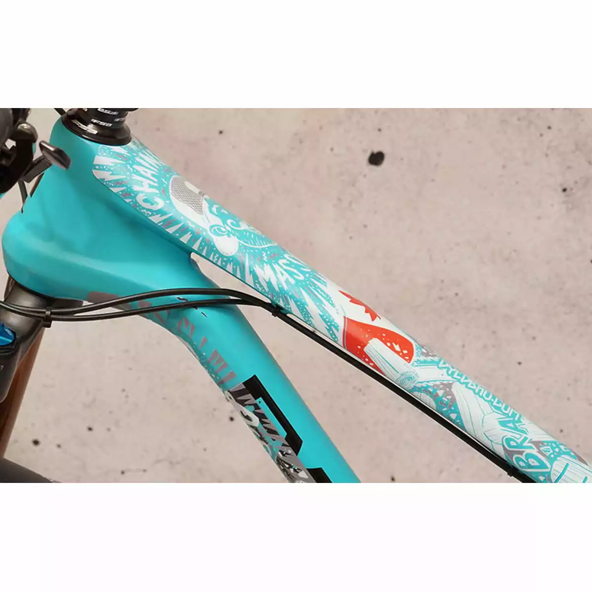 Dyedbro Kit Voor Framebescherming - Kettingzaag Wit Mat - Afbeelding 2