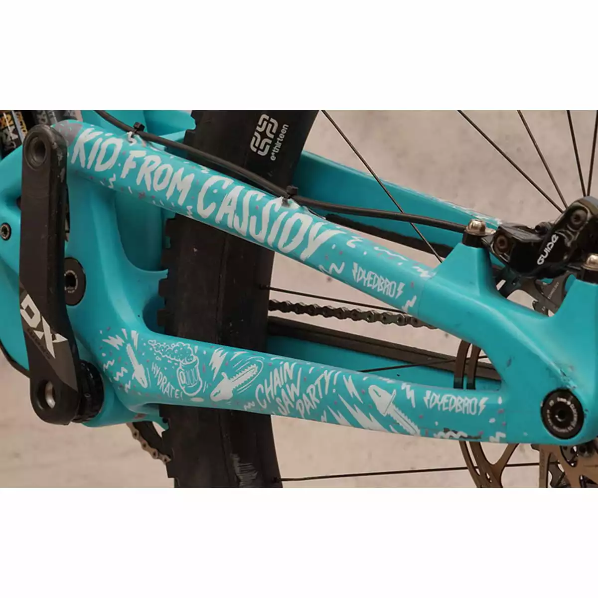 Dyedbro Kit Voor Framebescherming - Kettingzaag Wit Mat - Afbeelding 5