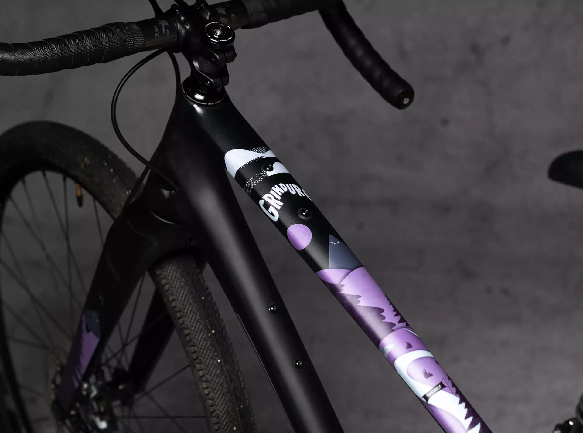 Dyedbro Grind Frame Protection Kit Grinduro - Purple Matte - Afbeelding 2