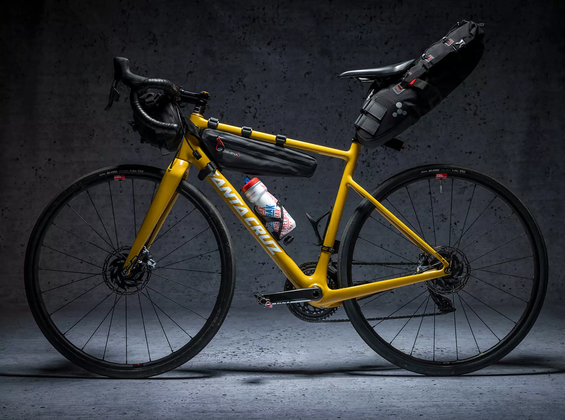 Dyedbro Gravel Frame Protection Kit Clear - Zwart Gloss - Afbeelding 2