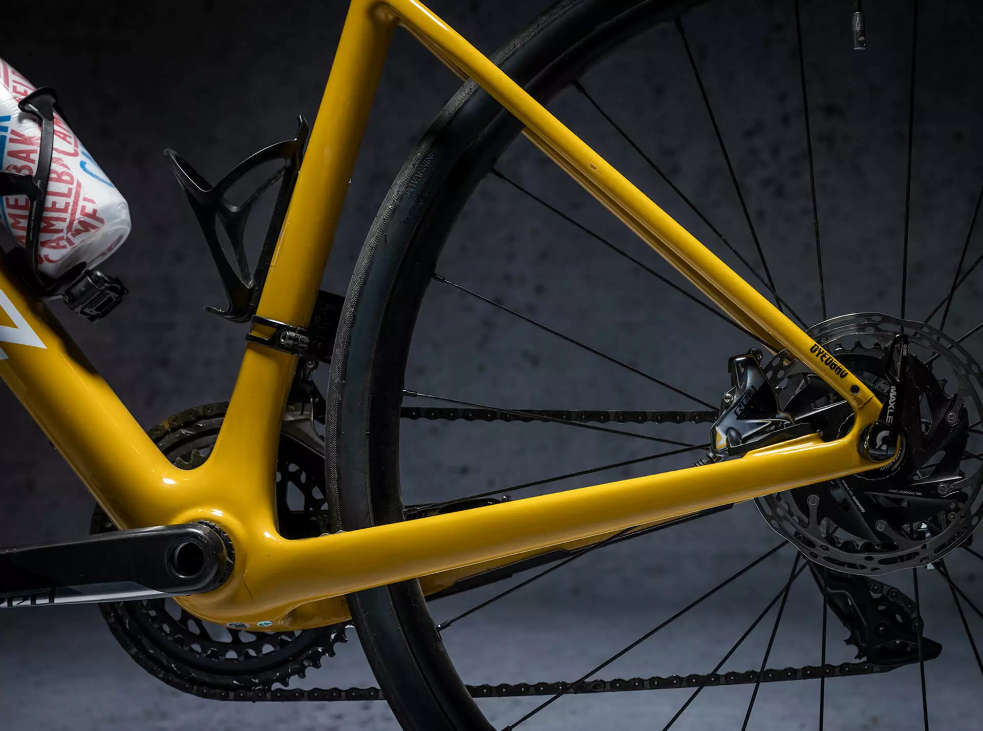 Dyedbro Gravel Frame Protection Kit Clear - Zwart Gloss - Afbeelding 3