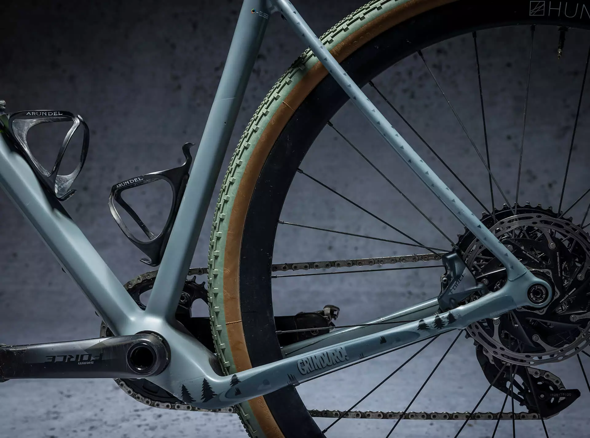 Dyedbro Grind Frame Beschermingsset Grinduro - Zwart Mat - Afbeelding 3