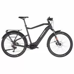 Haibike Trekking 6 Heren - Mat Zwart Rood Reflex