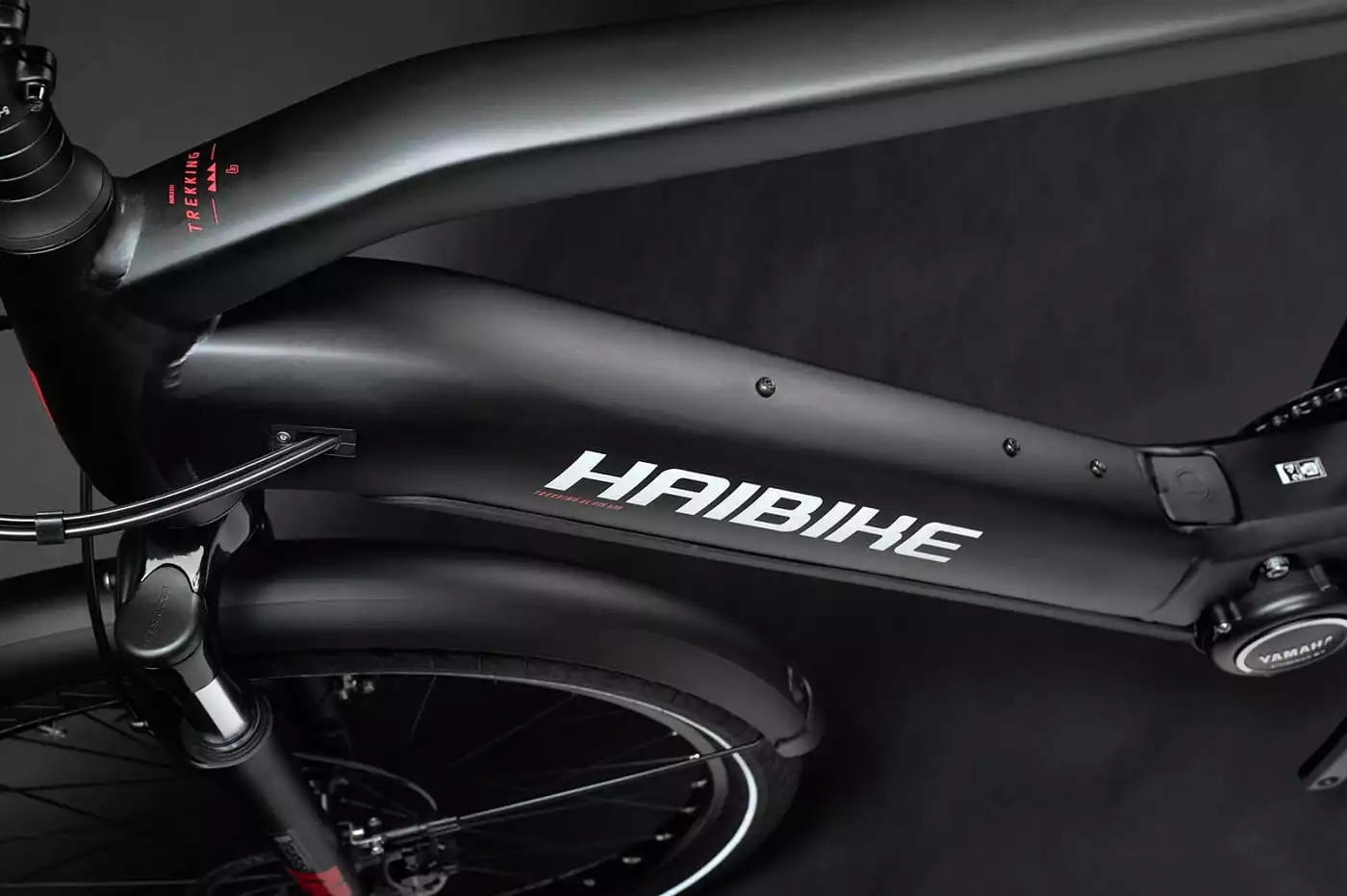 Haibike Trekking 6 Heren - Mat Zwart Rood Reflex - Afbeelding 5