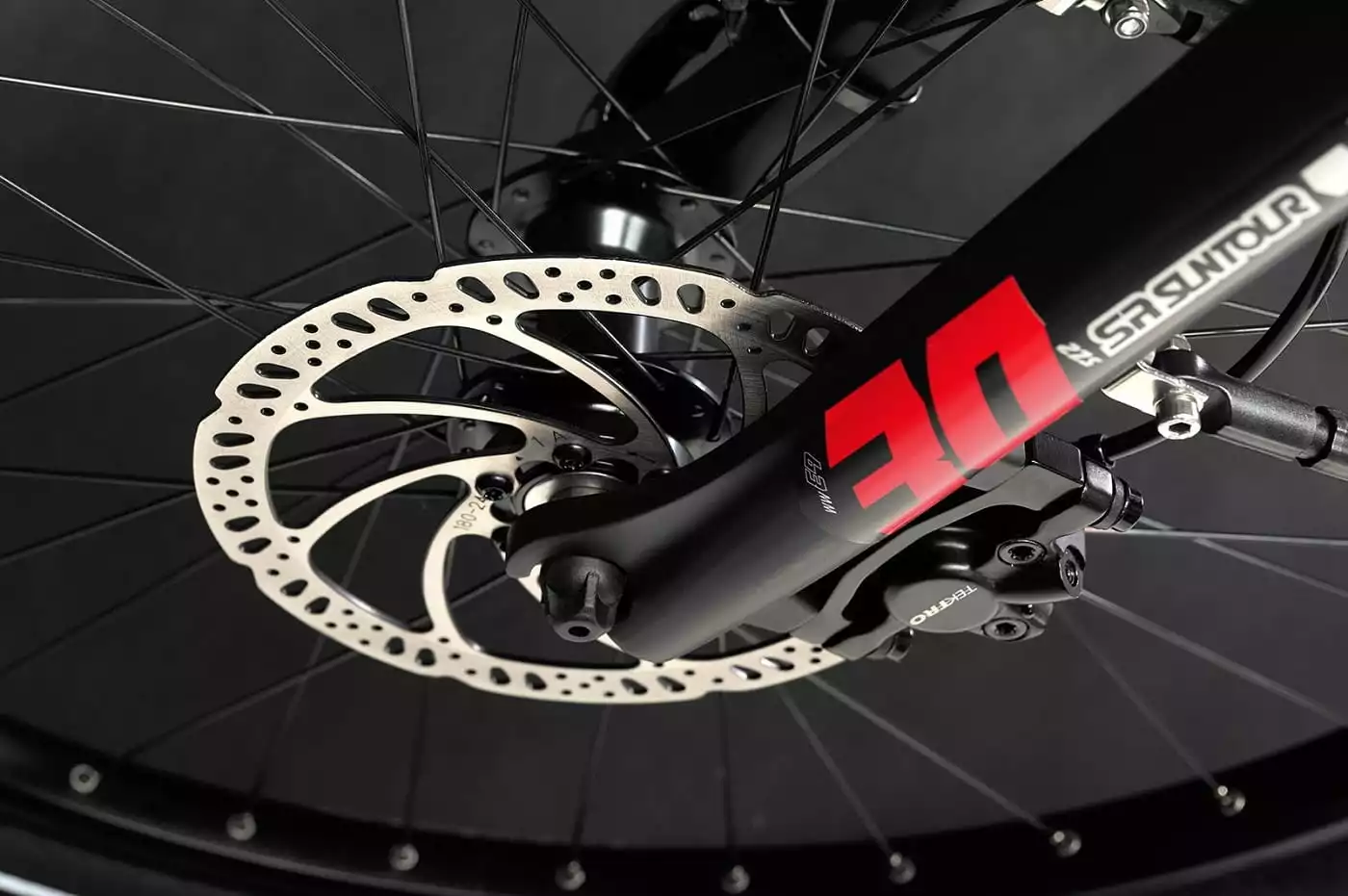 Haibike Trekking 6 Heren - Mat Zwart Rood Reflex - Afbeelding 8