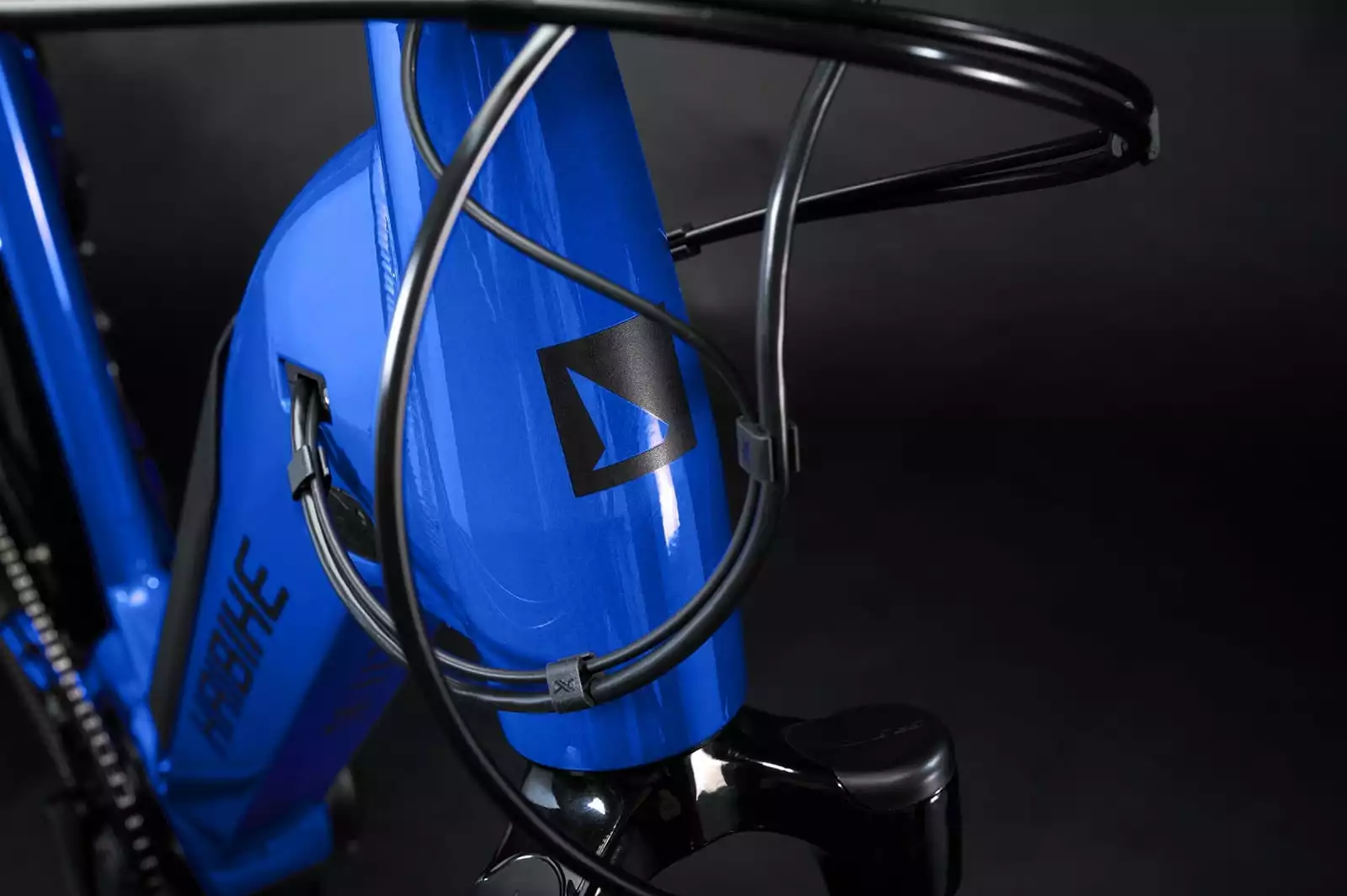 Haibike Trekking 4 Lage Instap - Glanzend Mat Blauw Zwart - Afbeelding 9