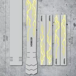 Dyedbro Montuurbeschermingsset - Bliksem - Geel Mat
