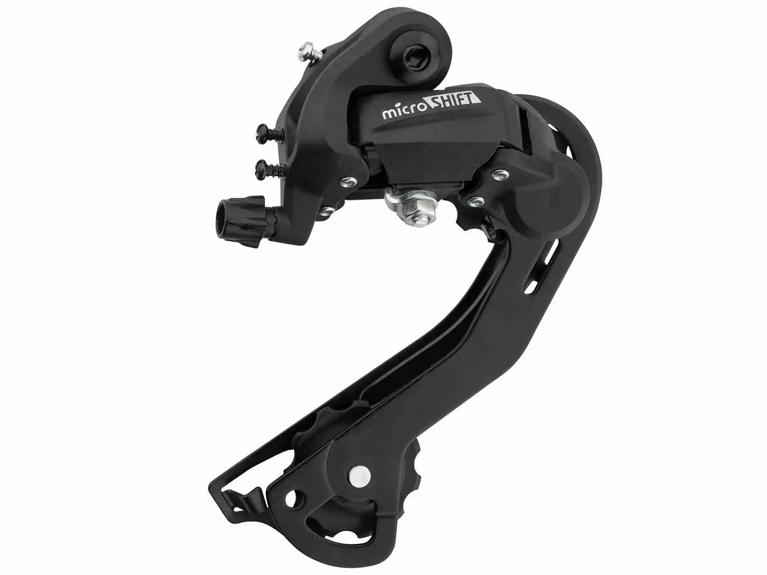 MICROSHIFT MTB Achterderailleur Lange Kooi 2/3x6/7 Speed - Zwart - Afbeelding 2