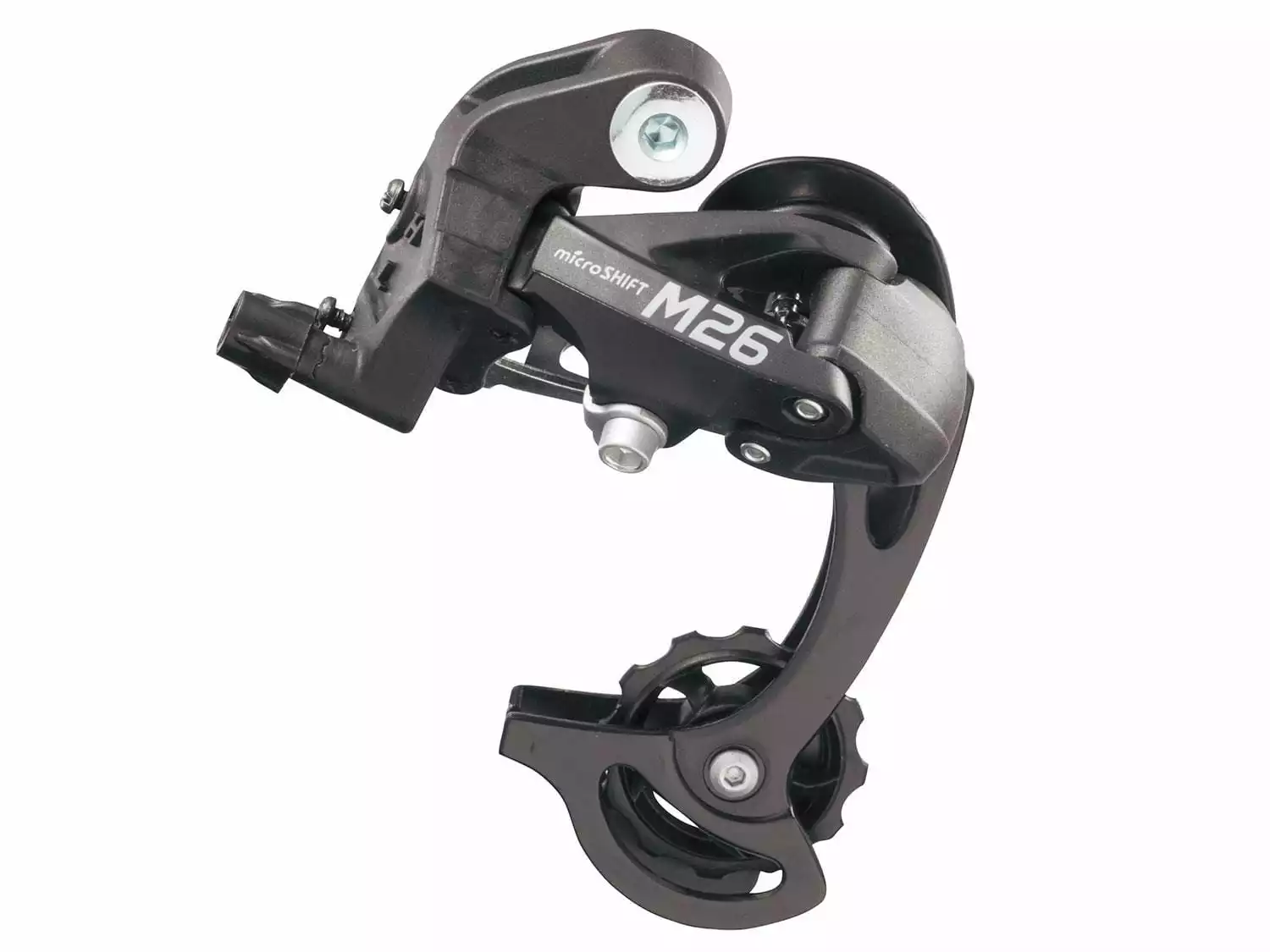 MICROSHIFT MTB Achterderailleur Korte Kooi 1/2x7/8 Speed - Zwart