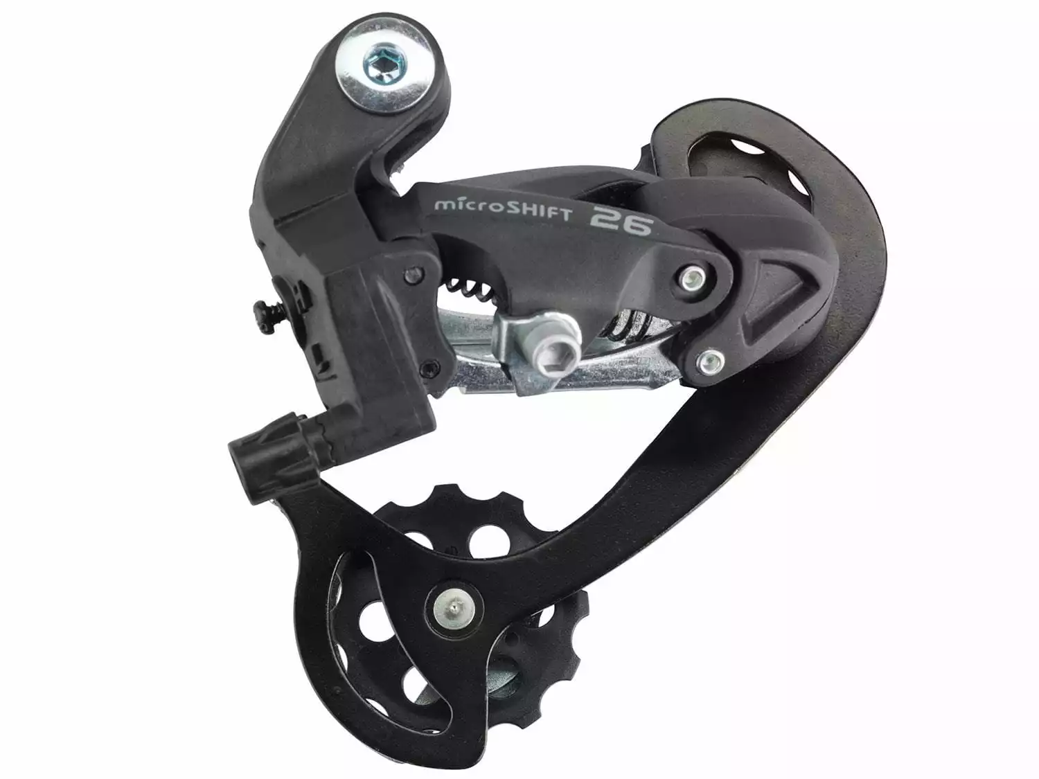 MICROSHIFT MTB Achterderailleur Korte Kooi 1/2x7/8 Speed - Zwart - Afbeelding 2