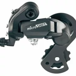 MICROSHIFT MTB Achterderailleur SuperShort Cage 1x6/7 Speed - Zwart