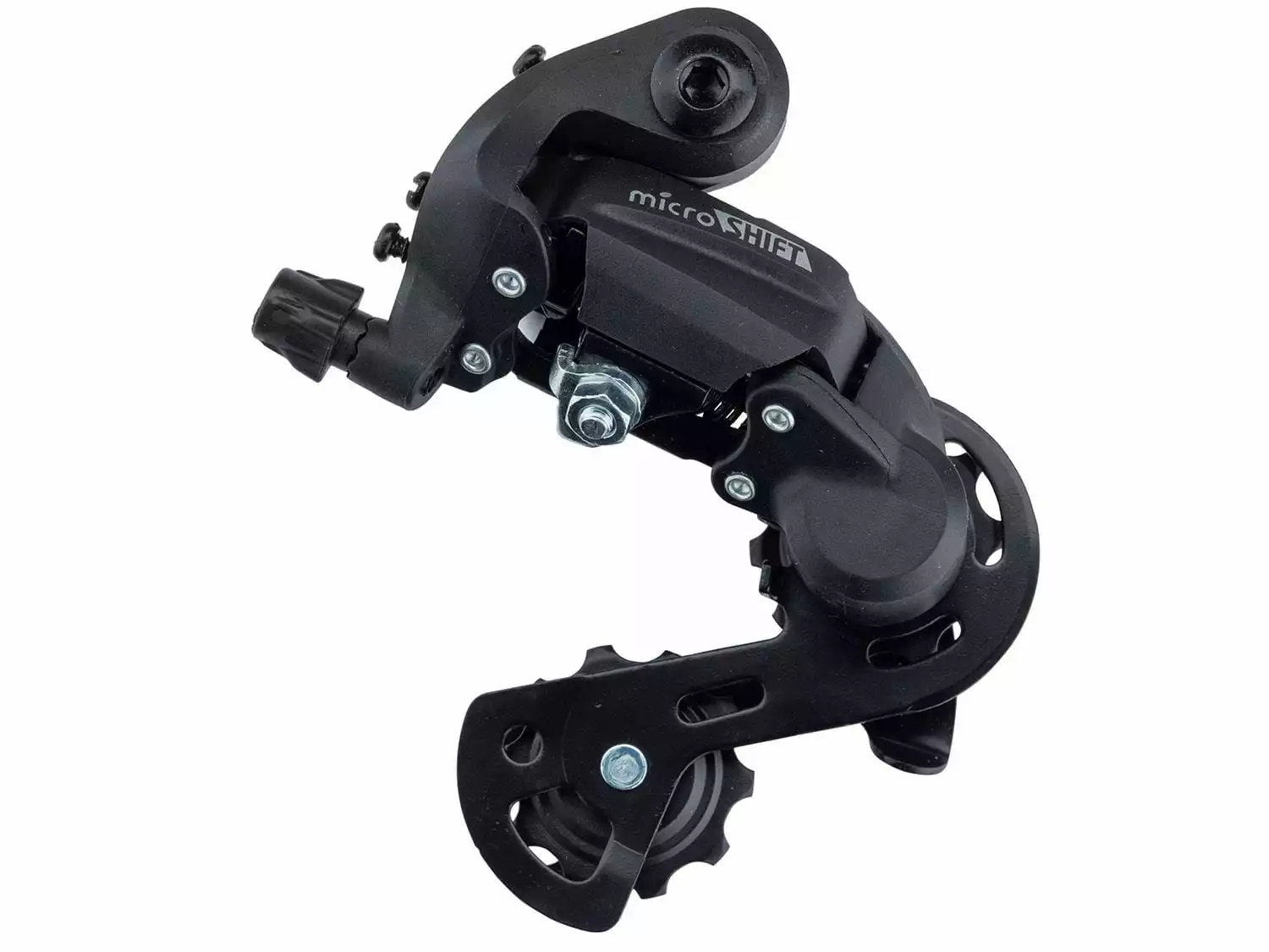 MICROSHIFT MTB Achterderailleur SuperShort Cage 1x6/7 Speed - Zwart - Afbeelding 2