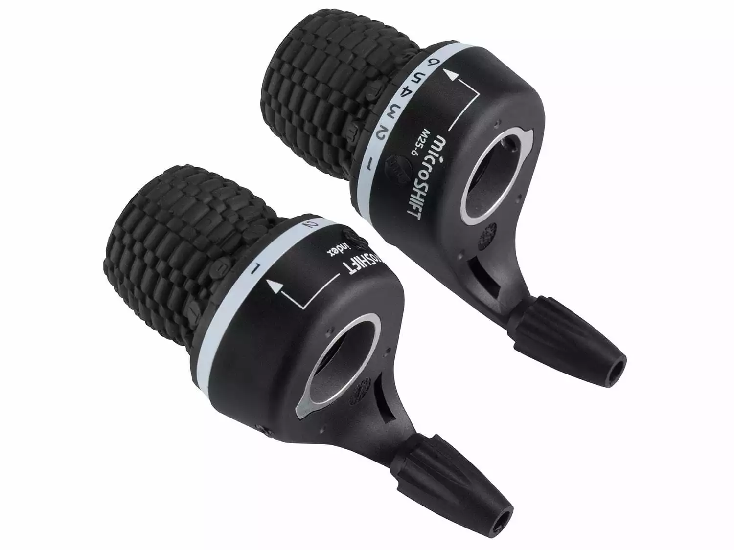 MICROSHIFT MTB Twist Shifter Rechts Shimano 6 Speed - Zwart