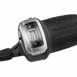 MICROSHIFT MTB Twist Shifter Rechts Shimano 9 Speed - Zwart