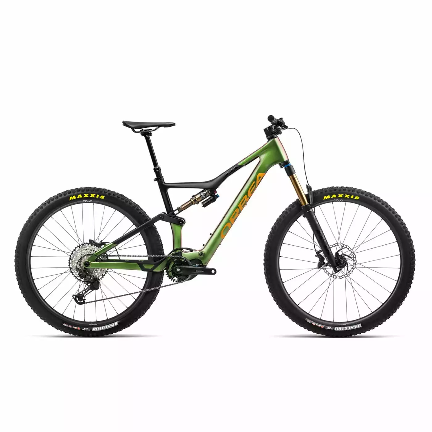 Orbea RISE M20 - Kameleon Goblin Groen (Glans)-Zwart (Mat)