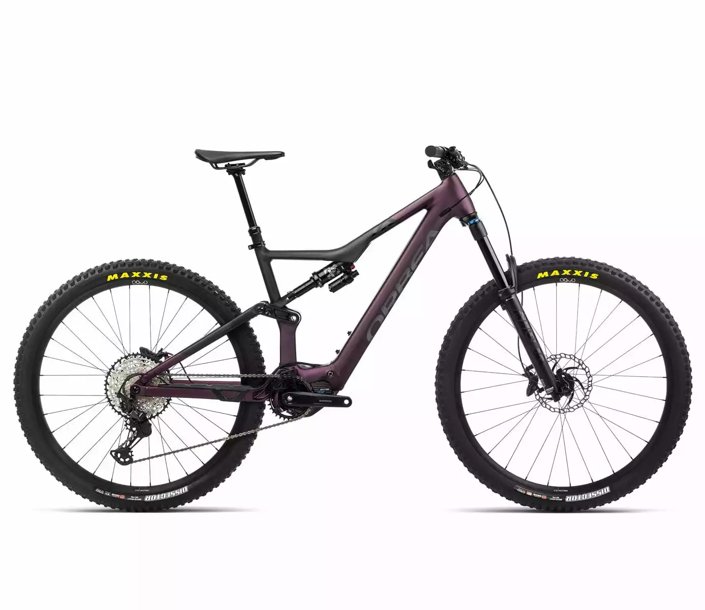 Orbea RISE H10 - Metallic Moerbei - Zwart (Mat)