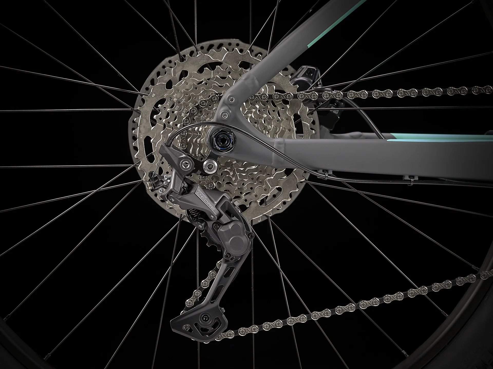 Trek Powerfly 4 Mat Massief Houtskool/Mat Miami - Afbeelding 8