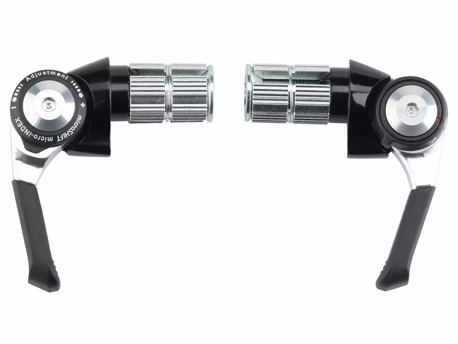 MICROSHIFT R8 Road Bar End Flat Bar Schakelhendelset 2/3x8 Speed - Zwart - Afbeelding 2