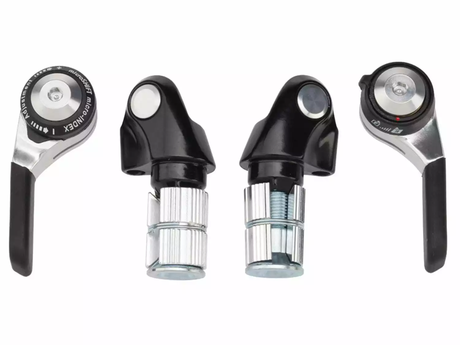 MICROSHIFT R9 Road Bar End Flat Bar Schakelhendel 2/3x9 Speed - Zwart