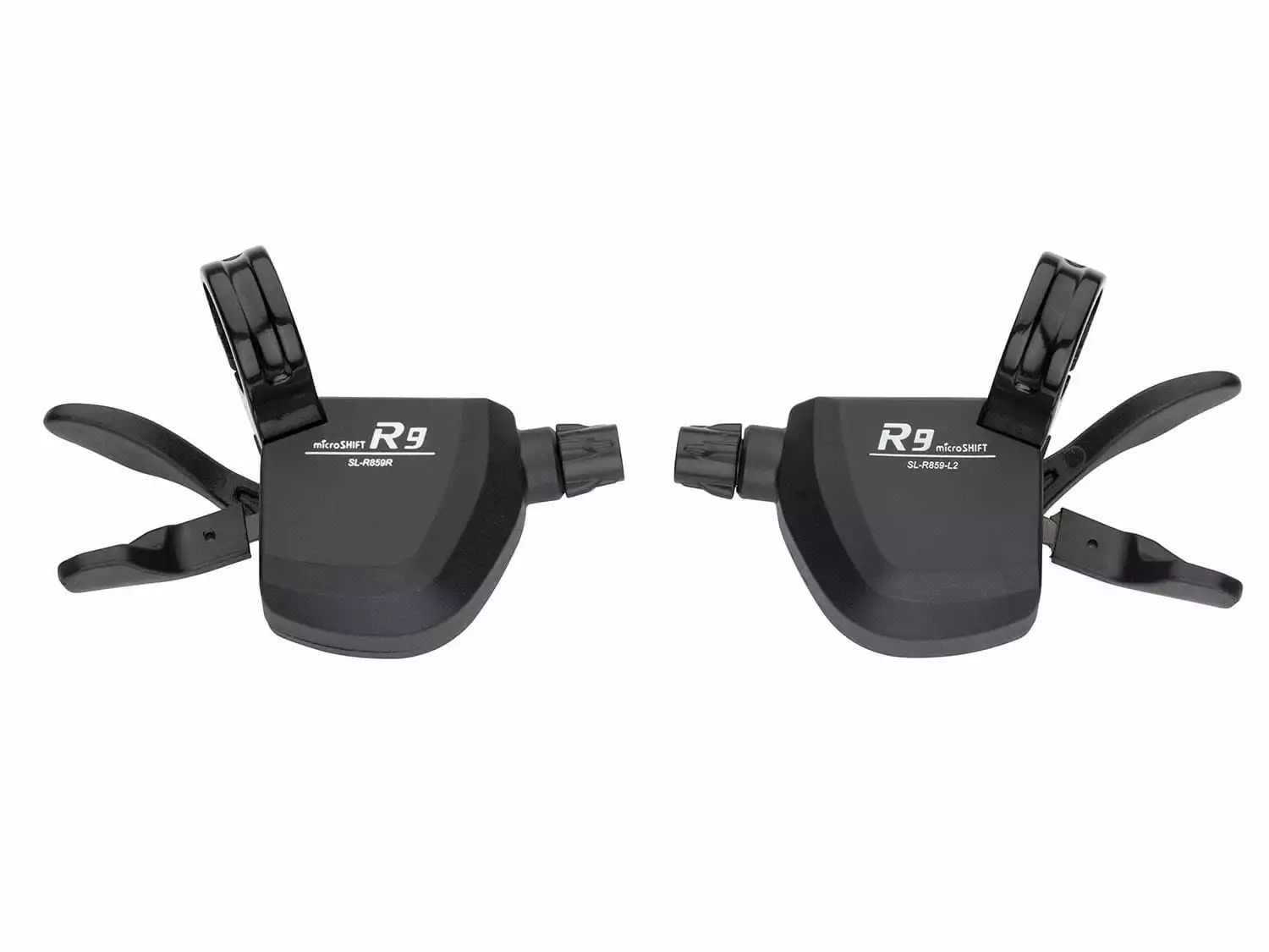 MICROSHIFT R9 Road Xpress Flat Bar Shifter 2x9 Speed - Zwart