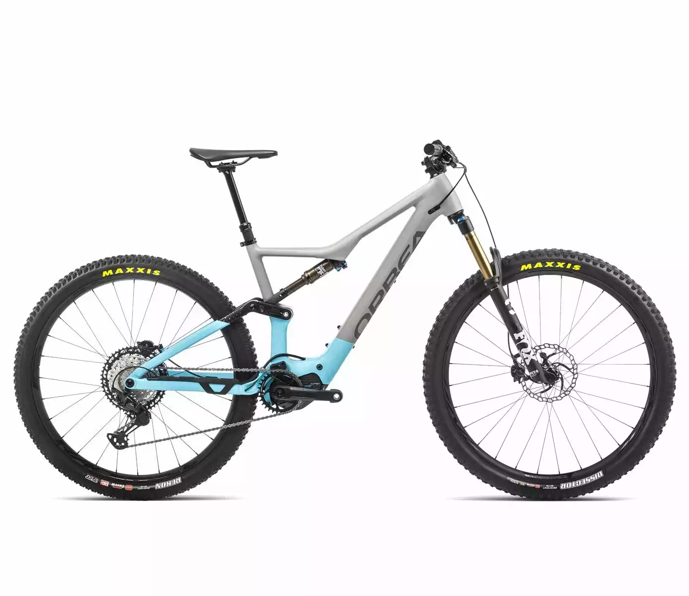 Orbea RISE H10 Muis Grijs-Zonkerblauw (Mat)