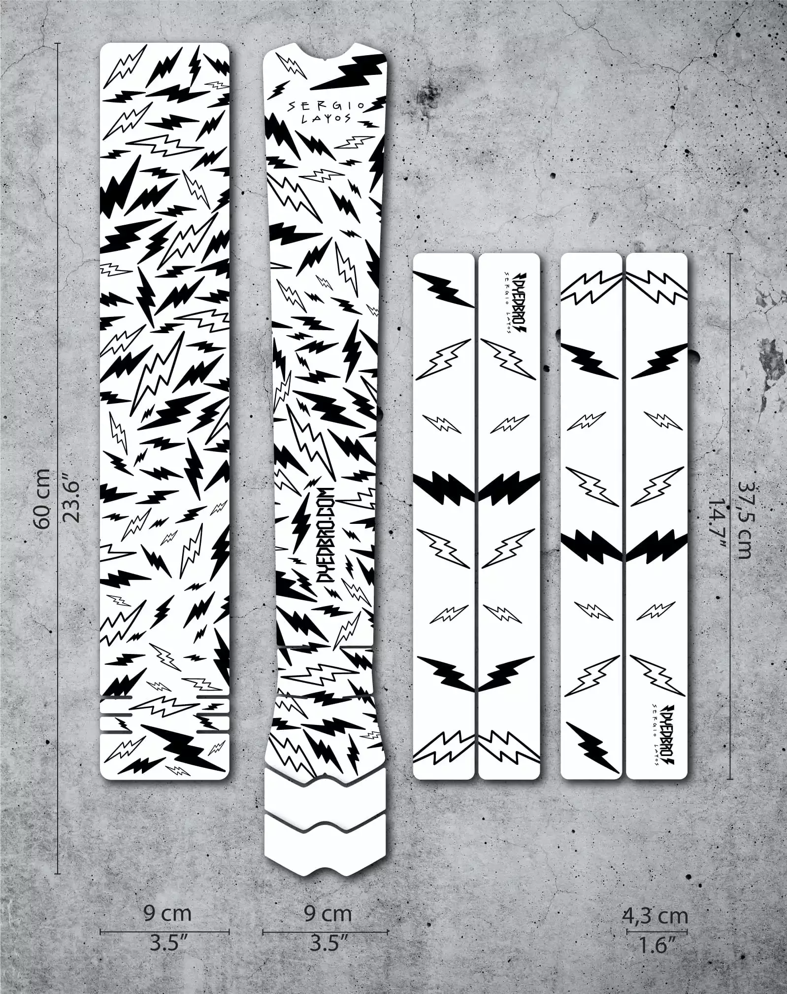 Dyedbro Frame Bescherm Kit - Sergio Layos BMX Signature Editie