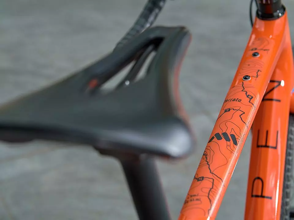 AMS - All Mountain Style Framebescherming Sticker Road & Gravel - Sterrato Zwart - Afbeelding 2