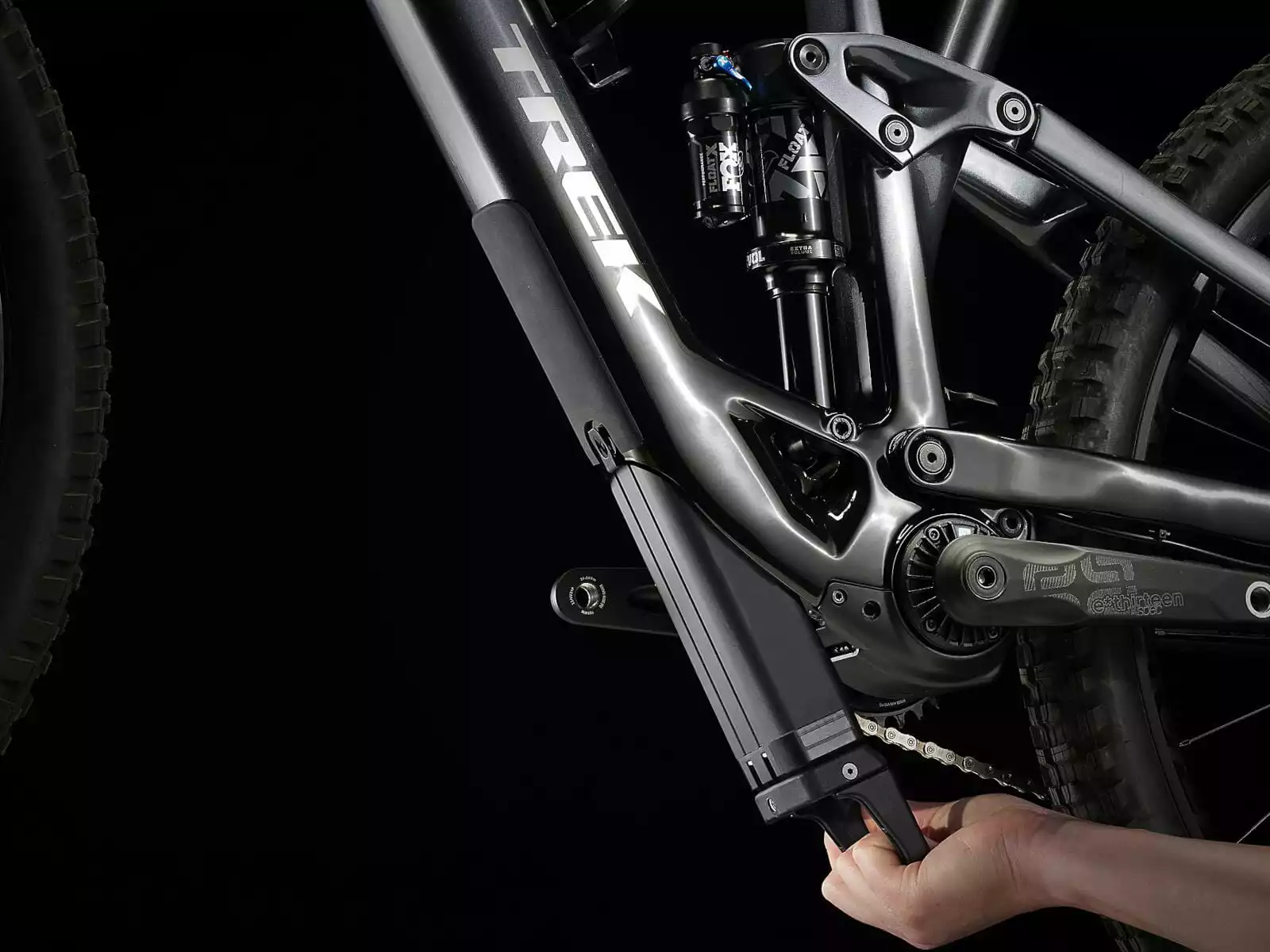 Trek Fuel EXe 9.7 Matte Galactic Grey Naar Black Fade - Afbeelding 10