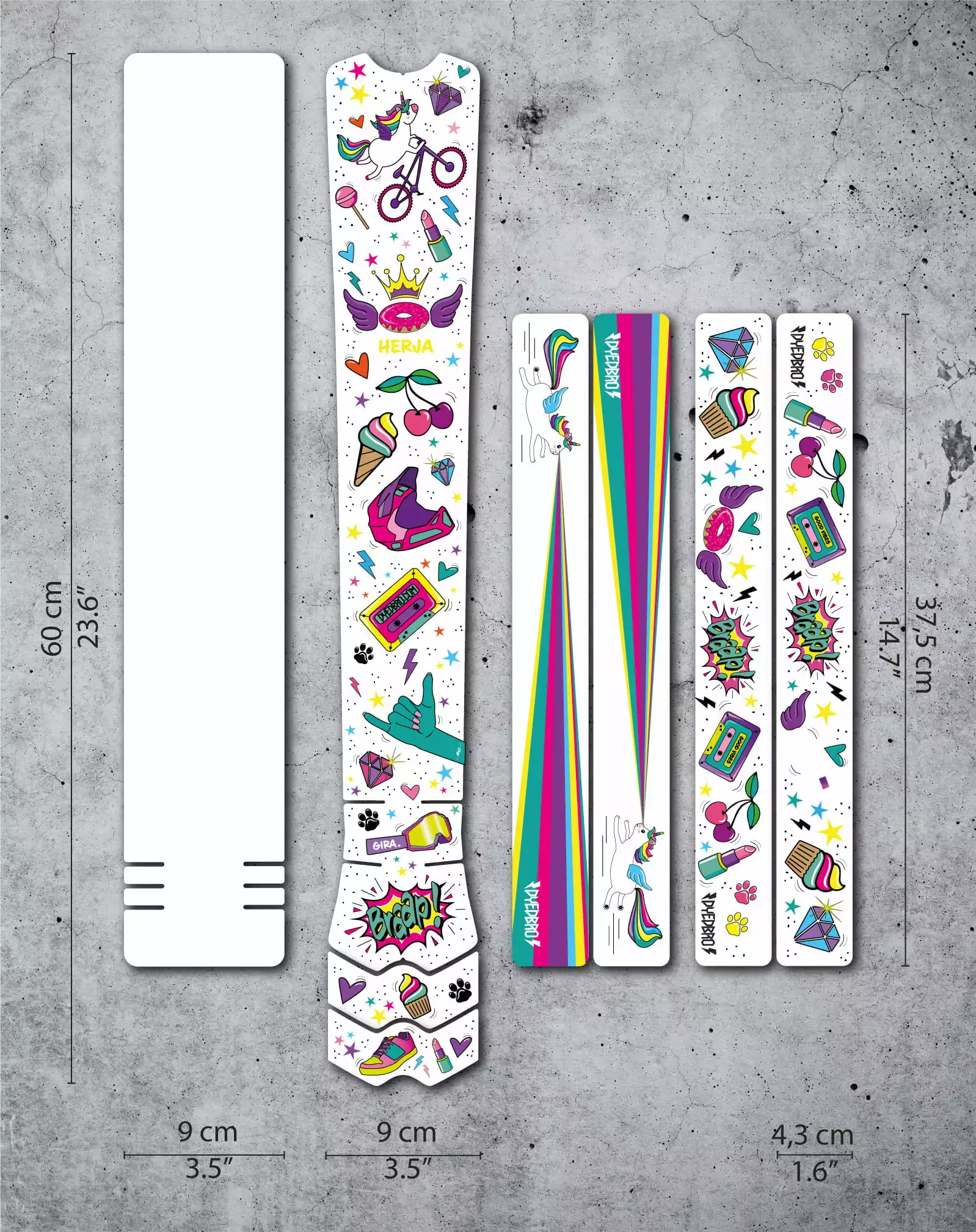 Dyedbro Kit Voor Bescherming Van Het Frame - Eenhoorn