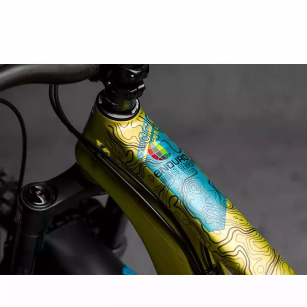 Dyedbro Beschermingsset Voor Frame - Enduro World Series Zwart - Afbeelding 2