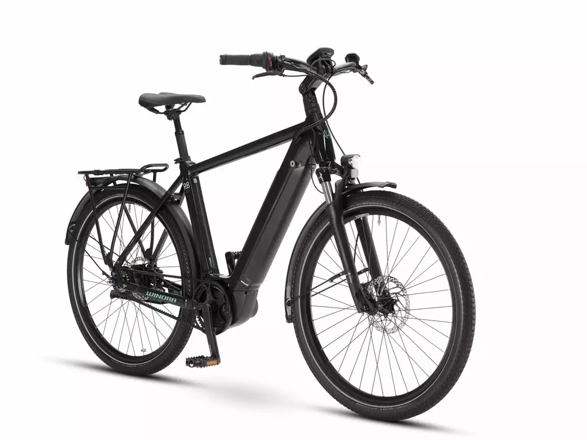 Winora Sinus R8 Heren - Onyx Zwart - Afbeelding 2