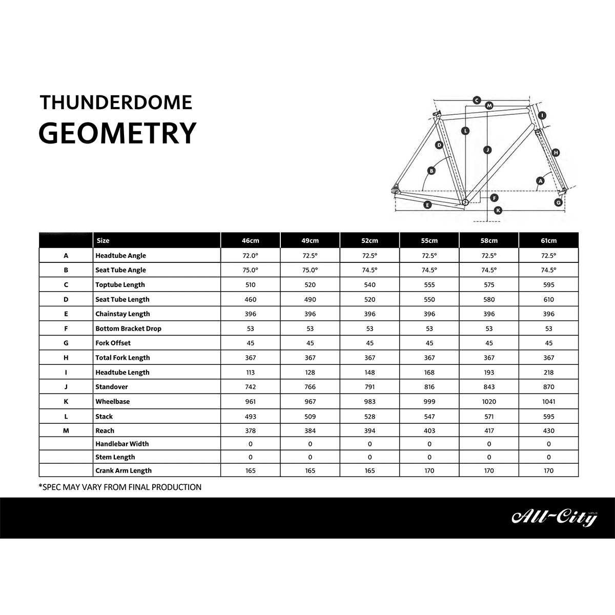 All-city Thunderdome Frame Vork Set - Hot Pink - Afbeelding 2