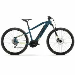 Haibike HardNine 5 MTB Hardtail - Blauw / Kanarie