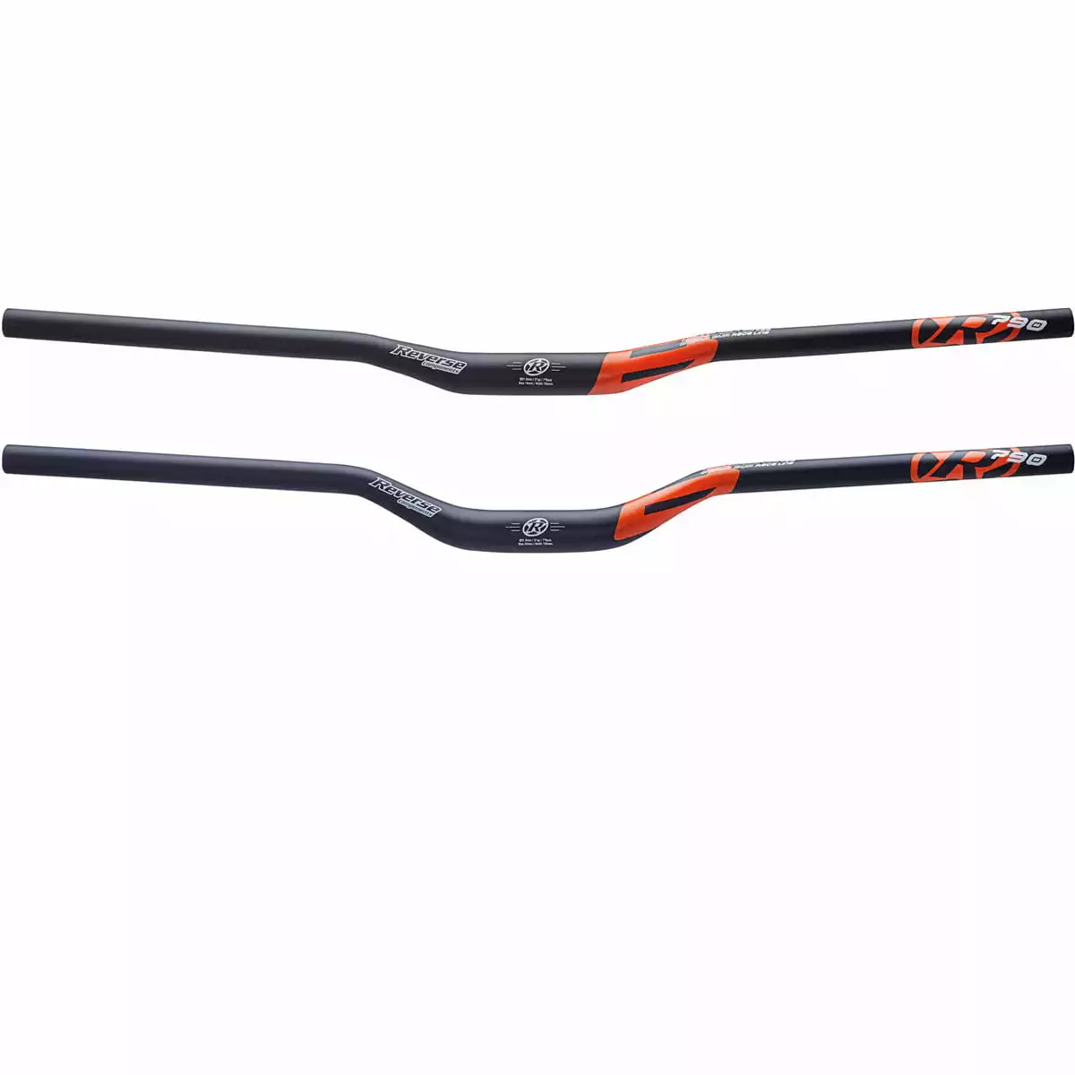 Reverse Basis Stuurverhoger 790mm Bar 31.8mm - Mat Zwart/Vossen Oranje