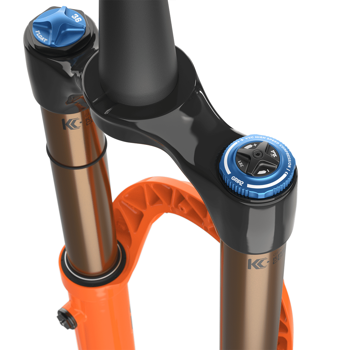 Fox Shox 36 Float 27,5 Inch 160 Mm 44 Mm Offset - Oranje/Zwart - Afbeelding 4