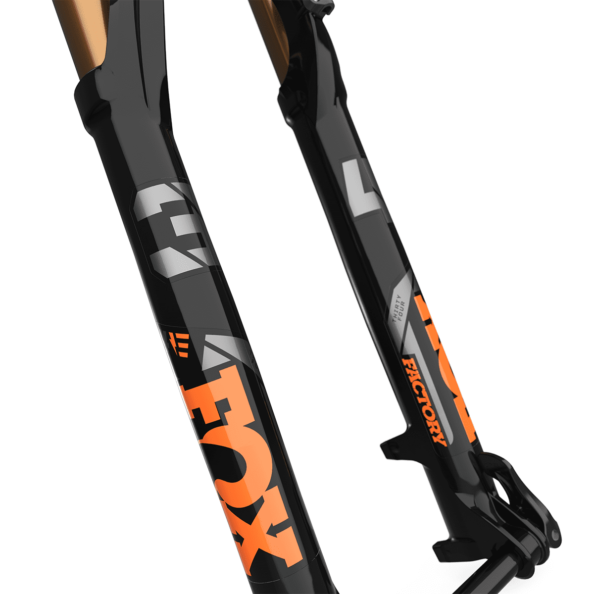 Fox Shox 34 Float 27,5 Inch 140 Mm 44 Mm Offset - Zwart/Oranje - Afbeelding 4