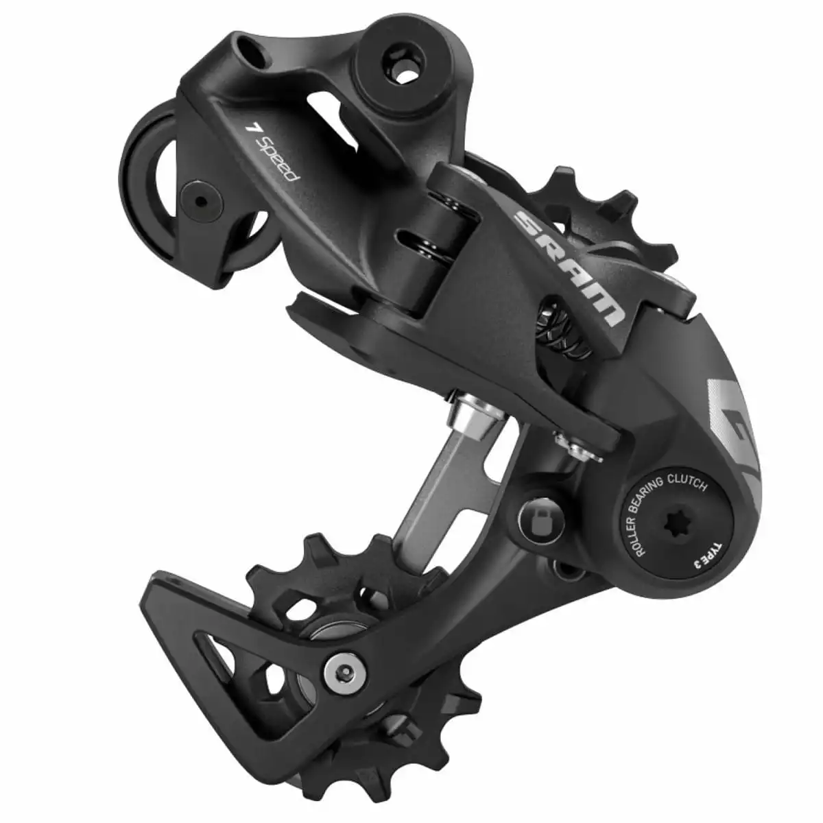 SRAM GX DH Type 3.0 7-versnellingen Achterderailleur - Zwart